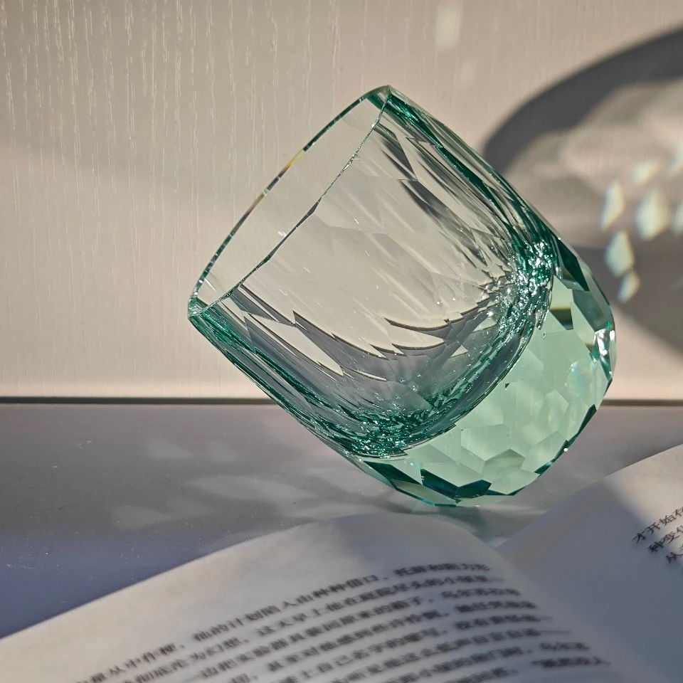 k9水晶钻洋酒主人网红透明创意啤酒杯酒杯茶杯江户江户切子水晶杯