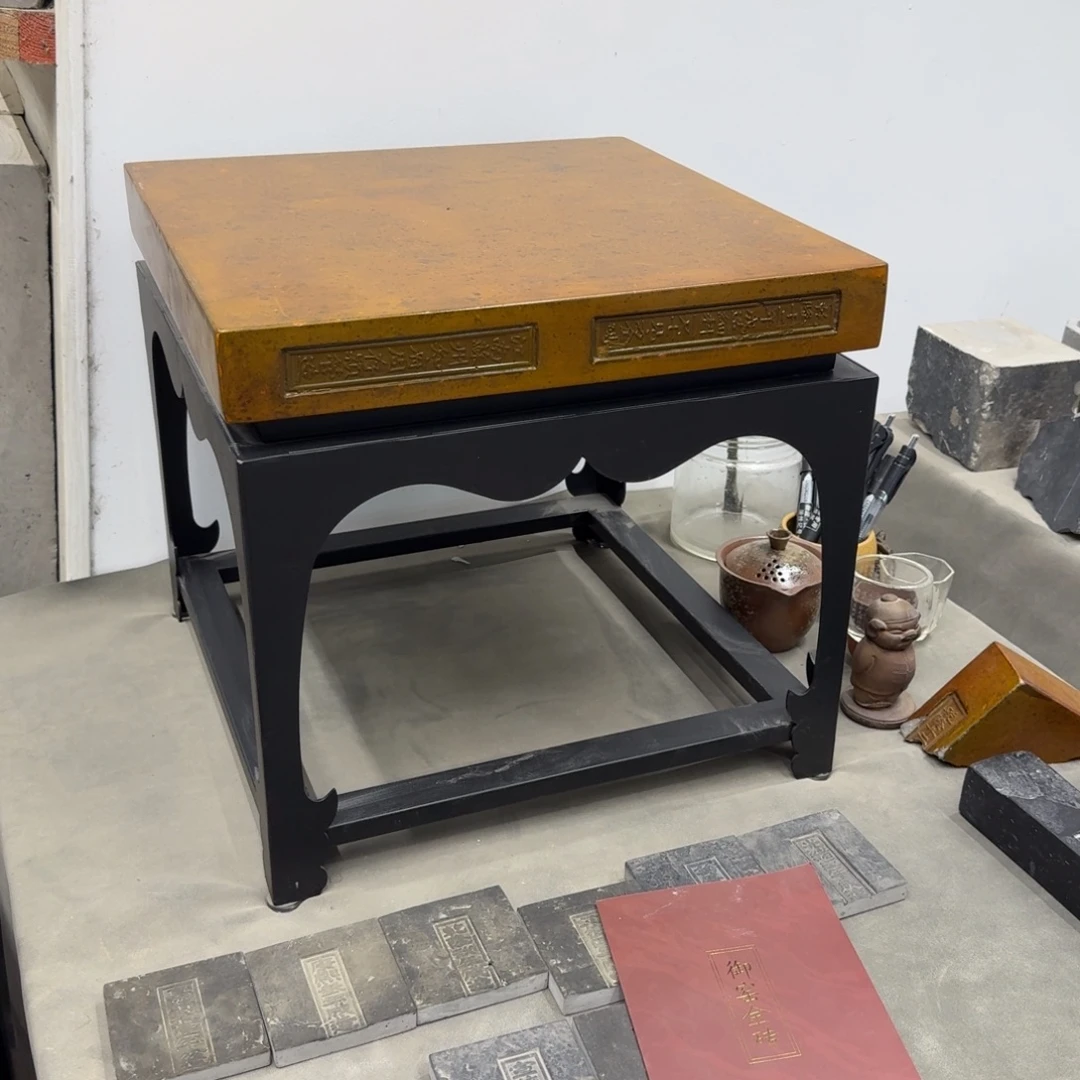 砖雕38x38 古铜色 一套 高35cm