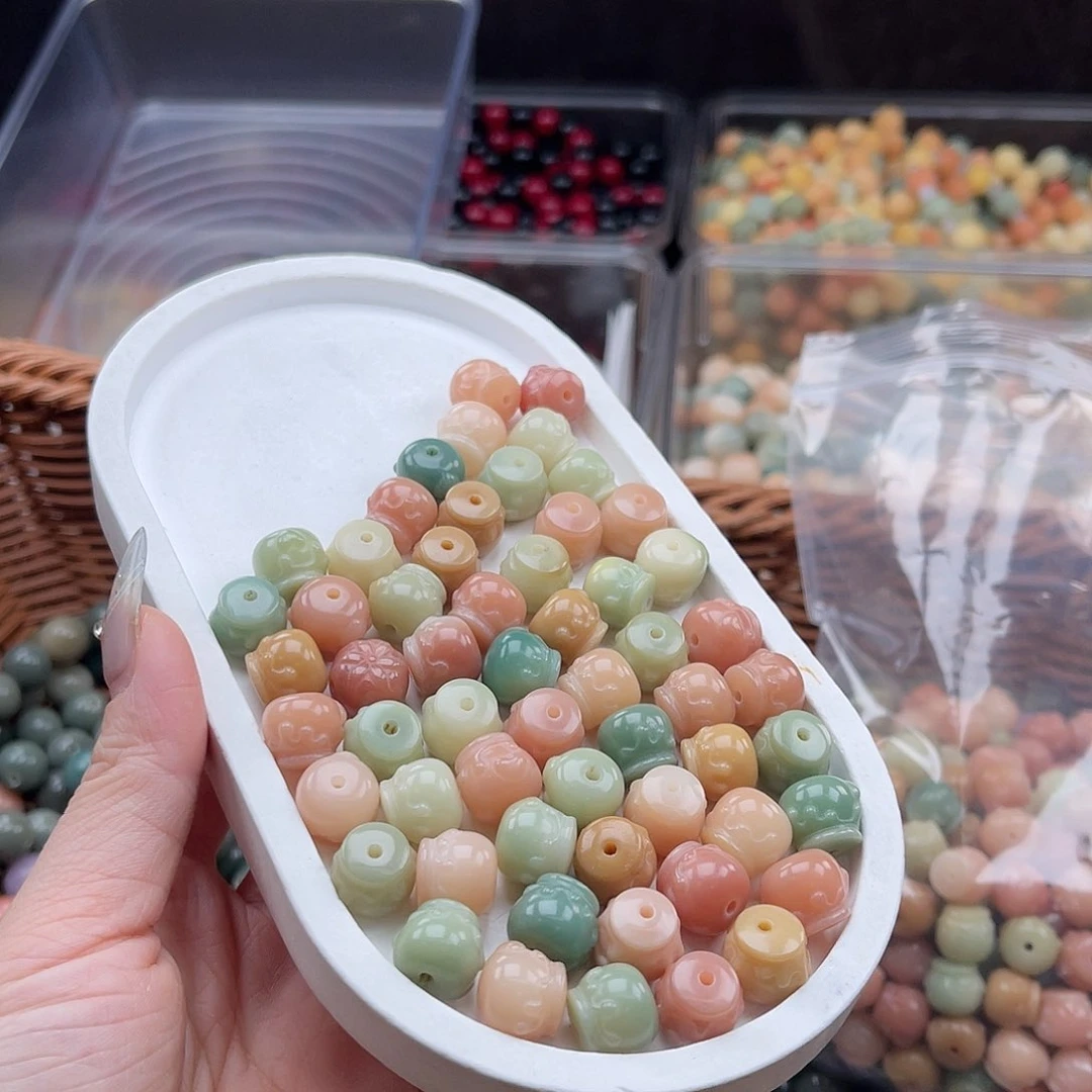 白玉菩提吊坠c12mm/22颗