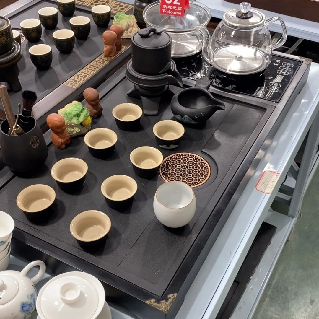 木石茶盘茶具套装家用