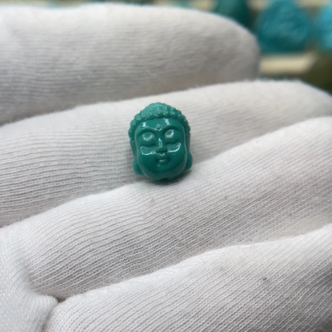 绿松石未镶嵌颈饰卡10-13.3-8.5