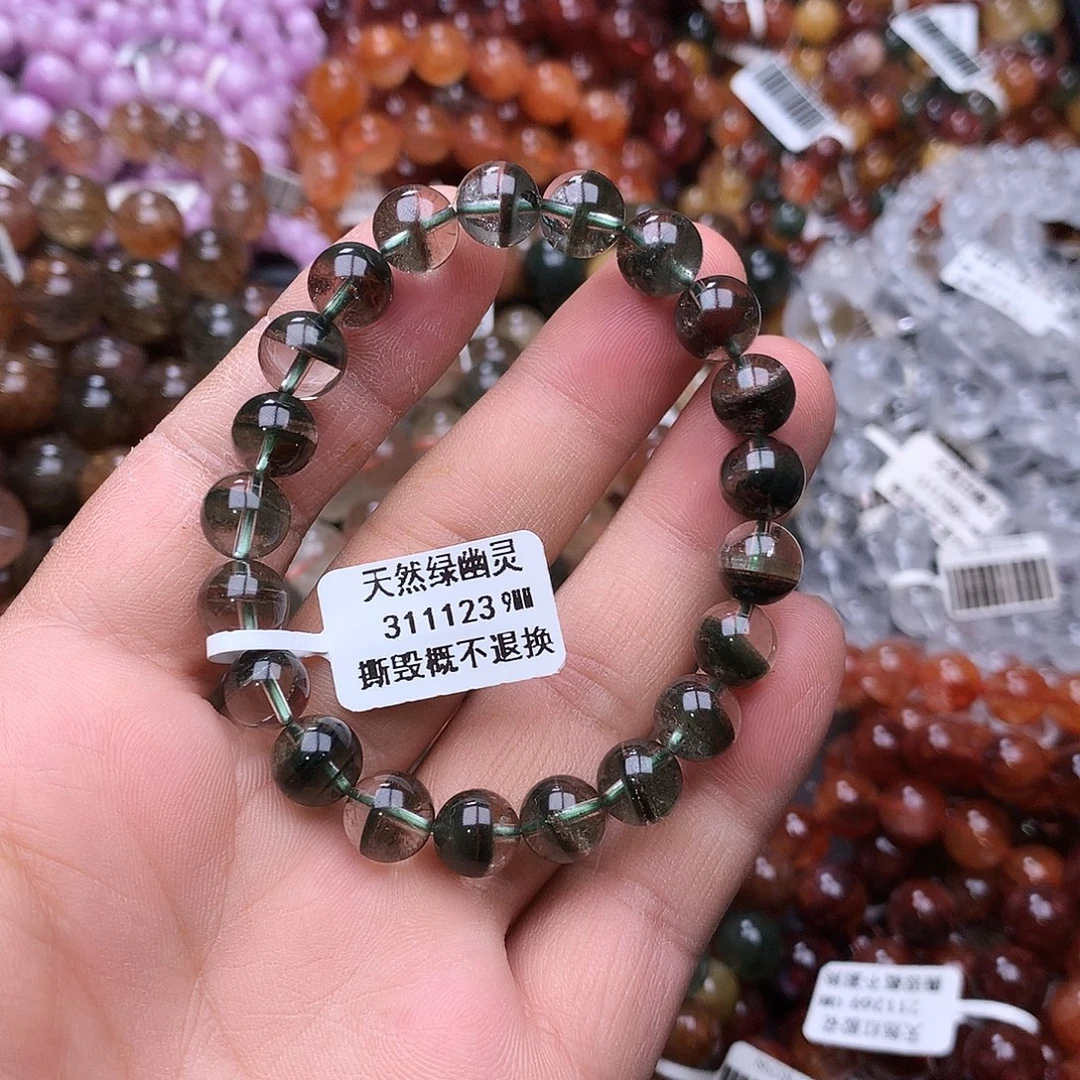 未镶嵌水晶手链，，