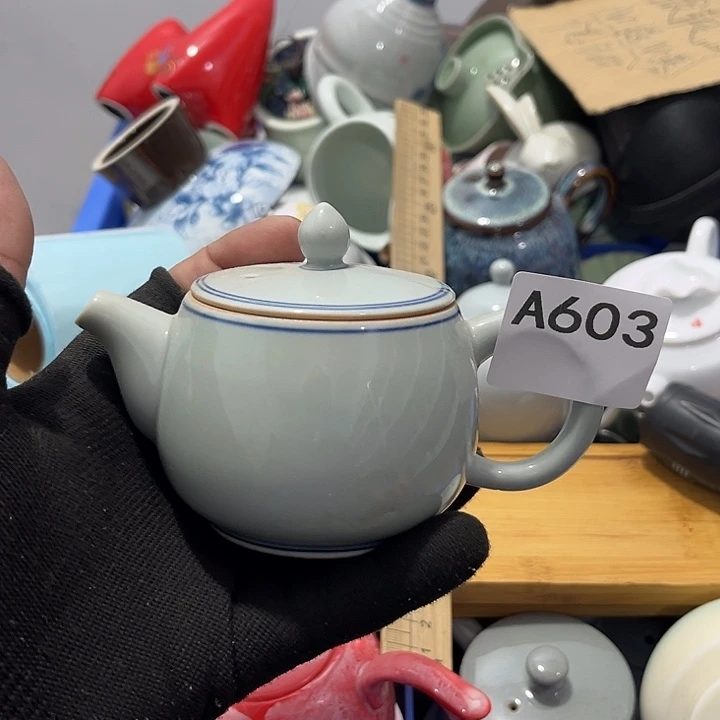 用***2瓷片茶摆件工艺品摆件666