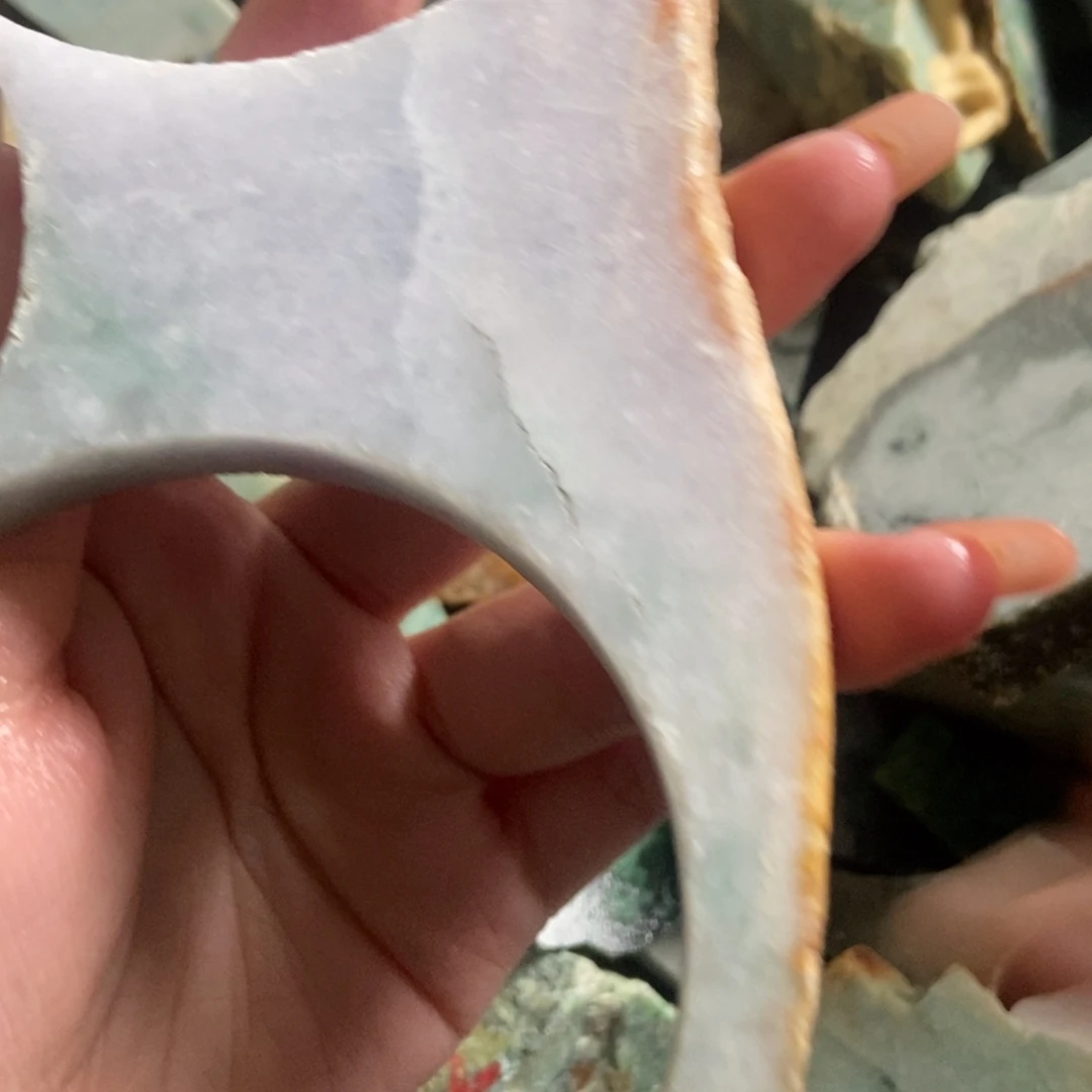 翡翠未镶嵌挂件天然翡翠