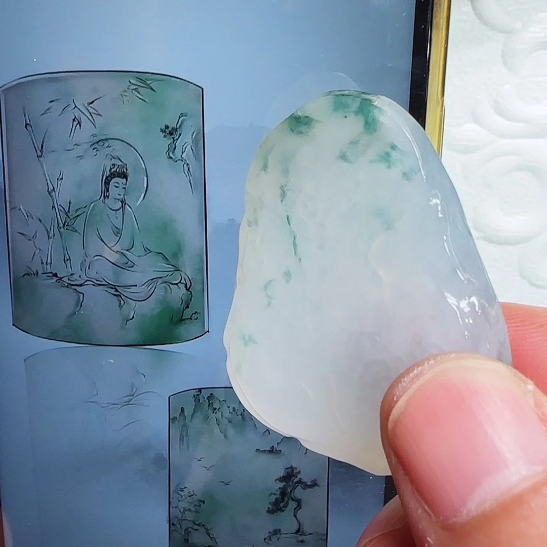 未镶嵌定制翡翠缅甸天然A货翡翠含老师工艺