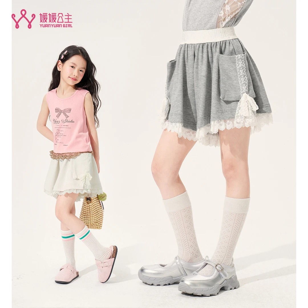 媛媛公主2025夏季女童百搭清凉舒适短裤15122C109