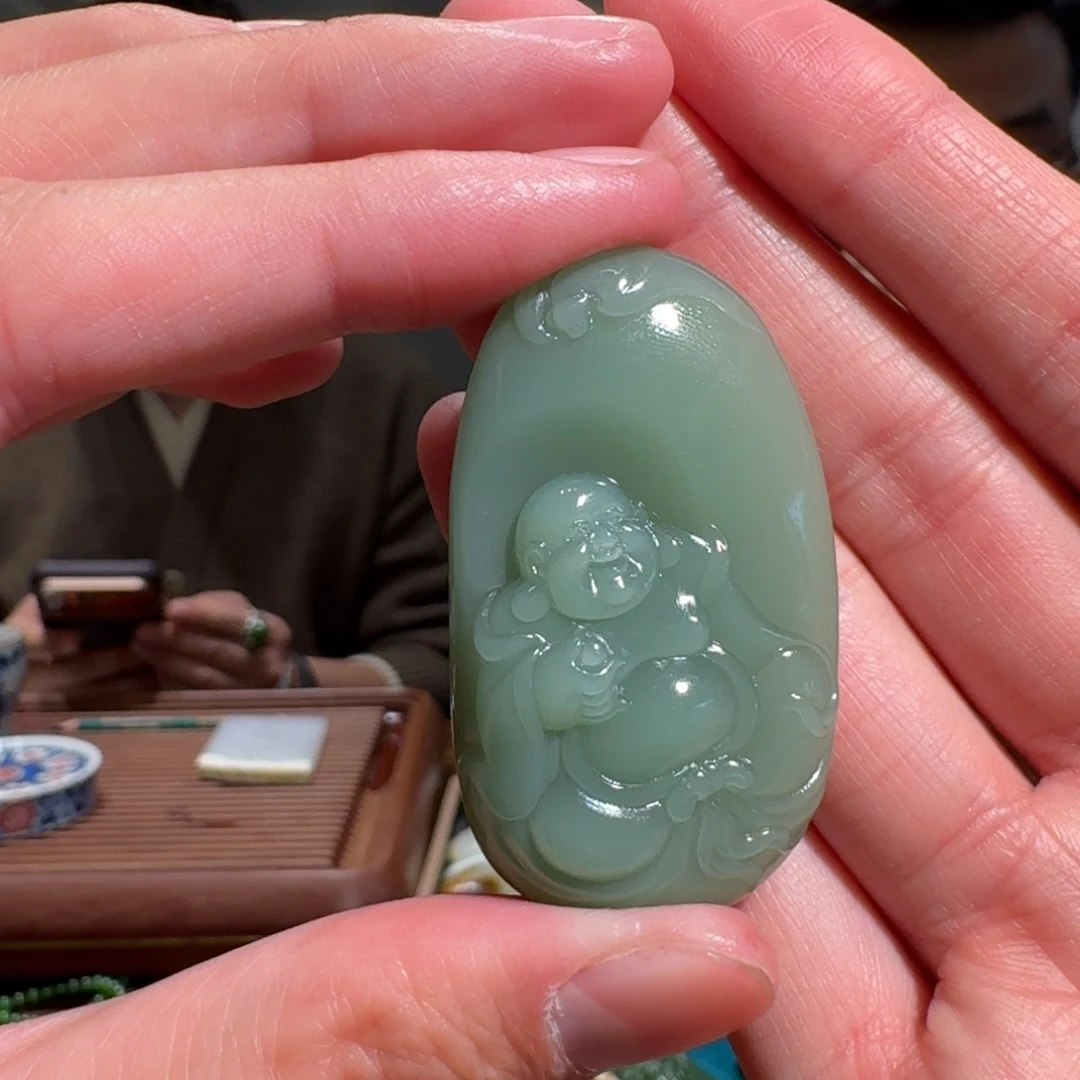 和田玉未镶嵌颈饰1219刘洋代购不退