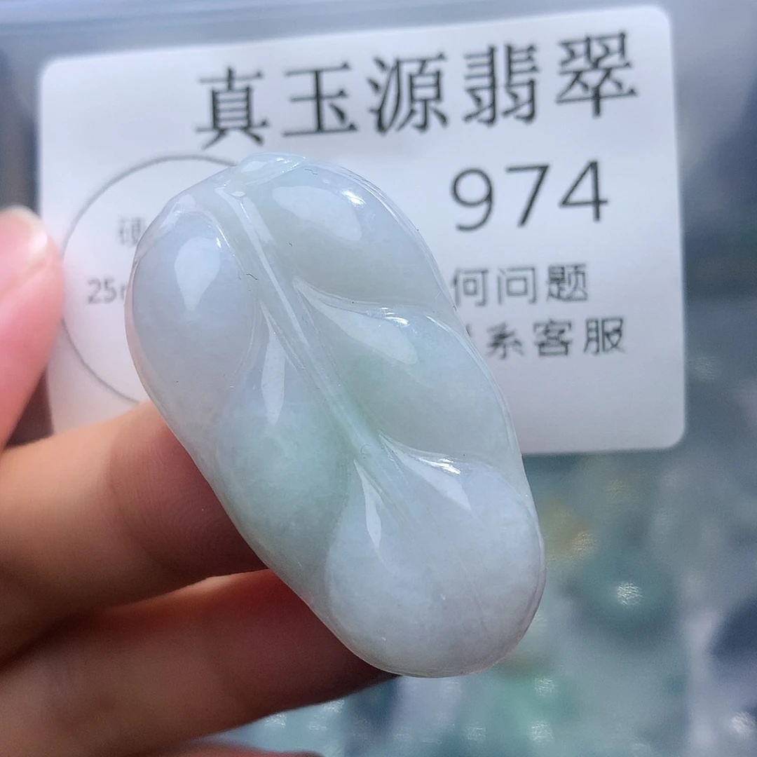 翡翠未镶嵌颈饰974