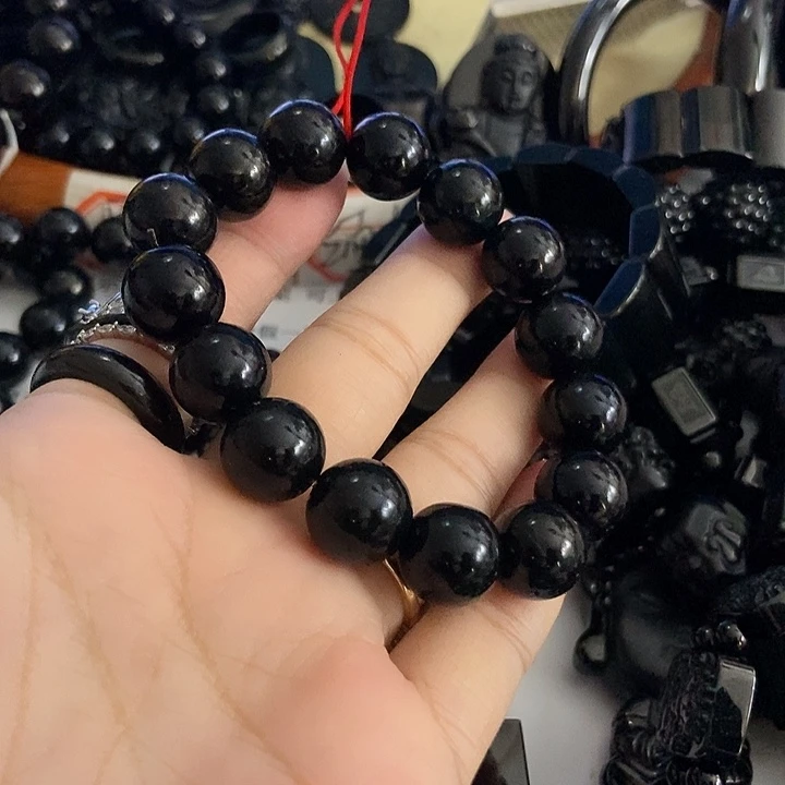 未镶嵌手链翡翠墨翠14