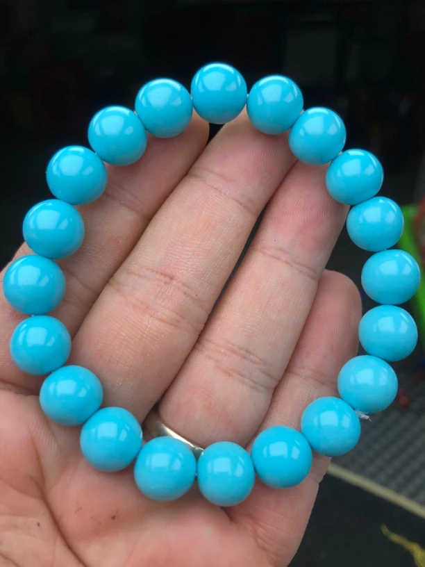 233高瓷蓝10mm手串