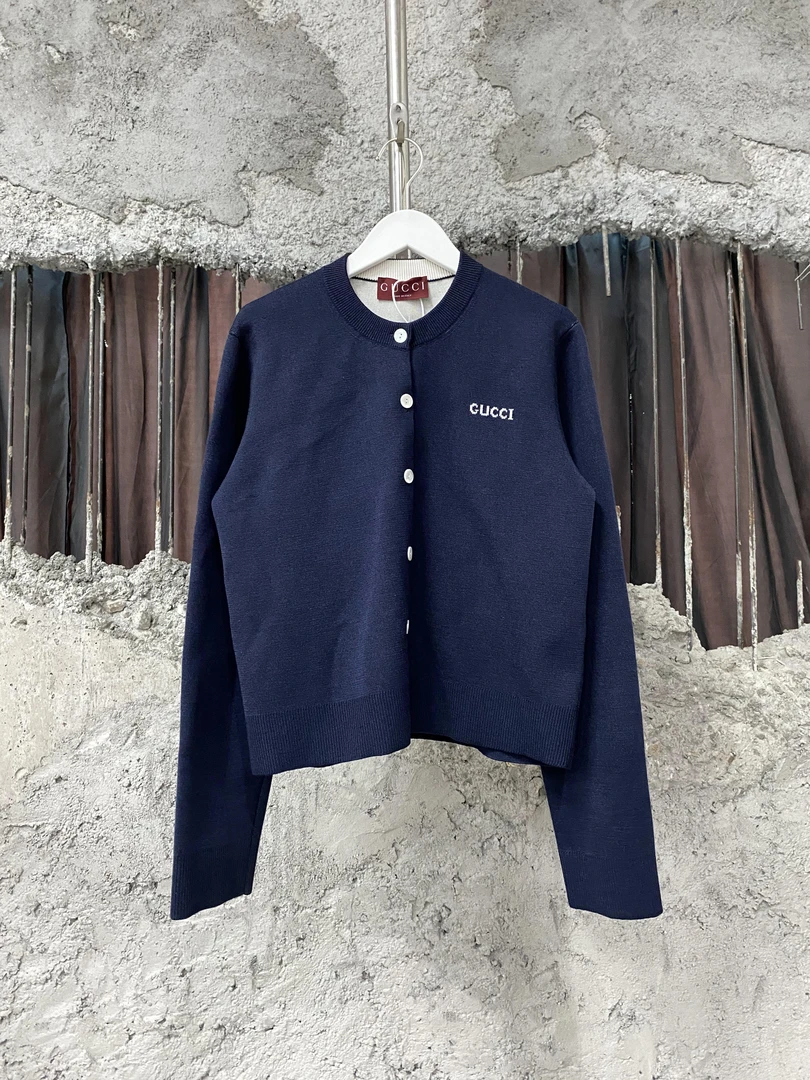 99新 GUCCI/古驰 羊毛开衫/m码 时尚百搭潮流长袖外套 GJ11300