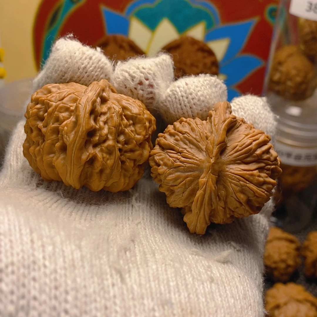 核桃方块楼43尺文玩核桃