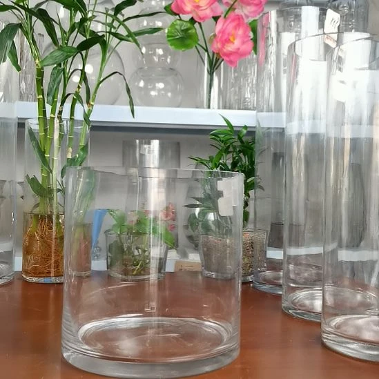 玻璃玻璃花瓶直筒高度20口径20➕