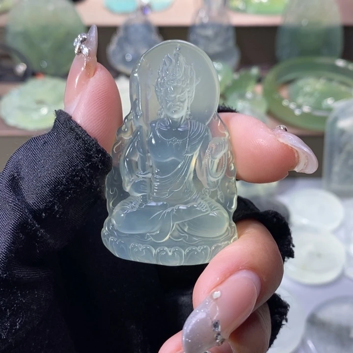 岫玉吊坠未镶嵌吊坠