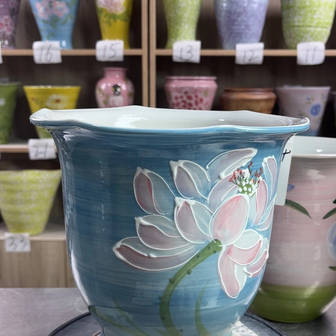 景德镇陶瓷花盆花盆