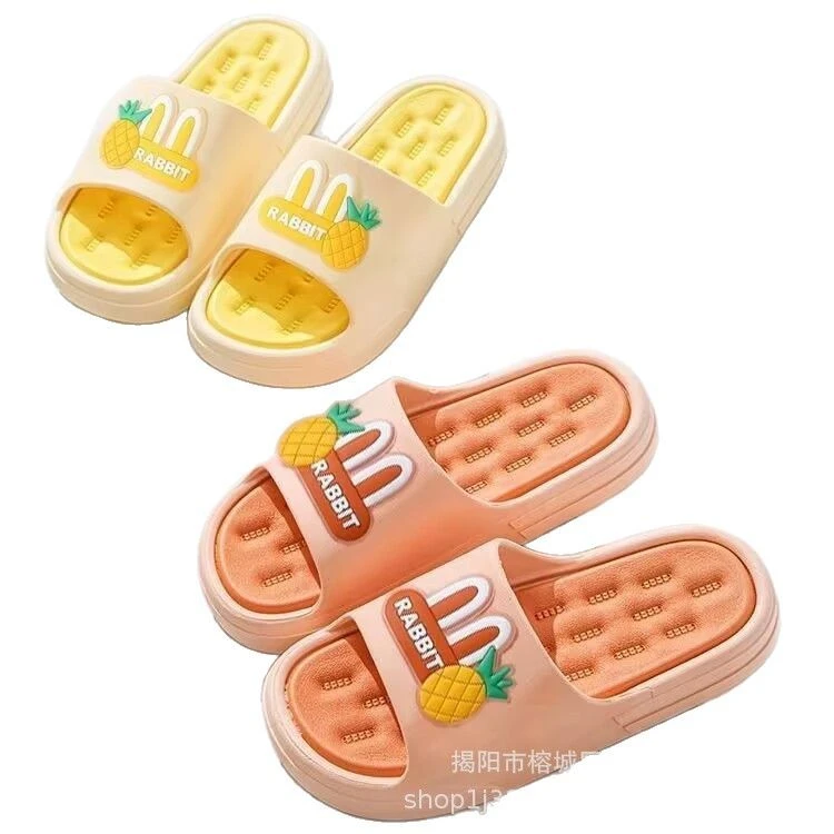 新款拖鞋女夏家用卡通可爱踩屎感凉拖夏天外穿室内凉拖鞋女款