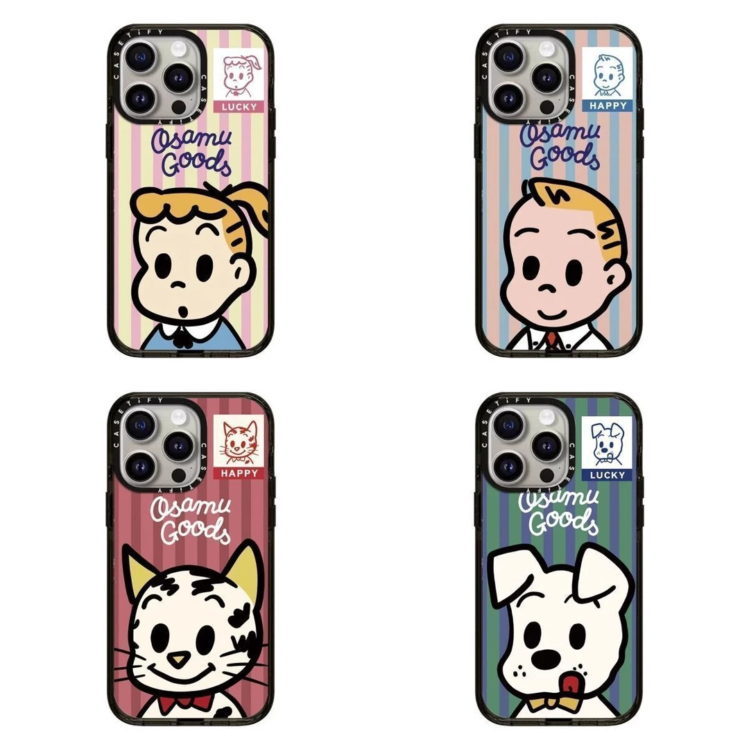 CASETiFY原田治情侣可爱小狗猫咪苹果16PorMax手机壳苹果15磁吸14