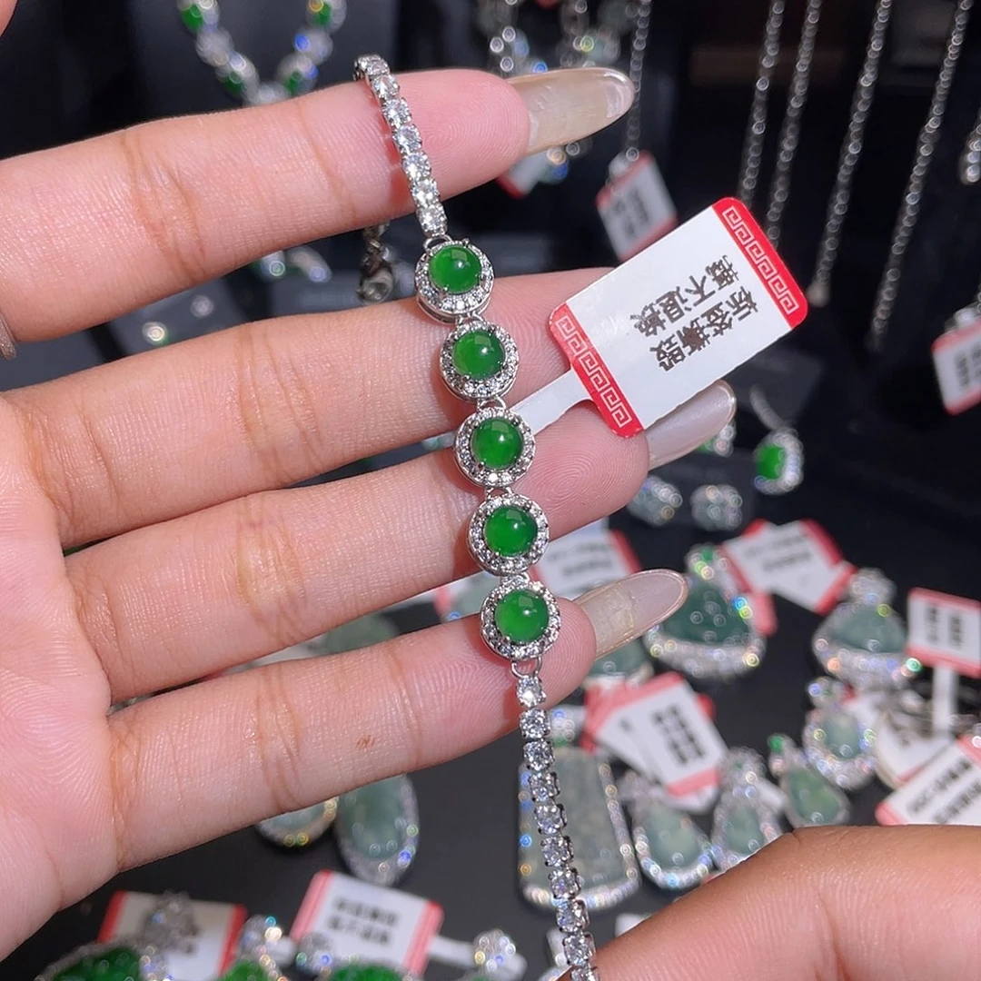 未镶嵌手链翡翠手链