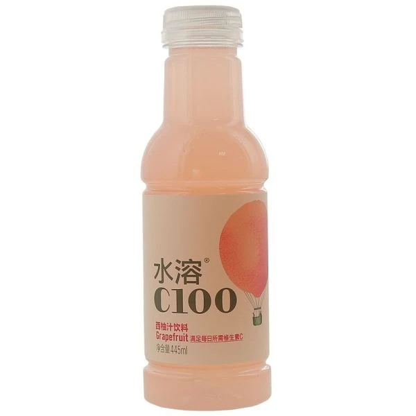水溶C100 西柚汁饮料 445ml/瓶