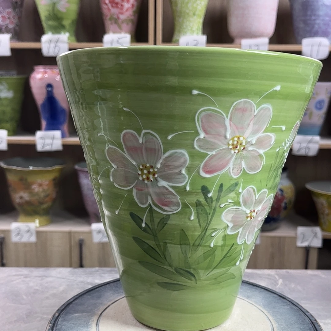 景德镇陶瓷花盆花盆