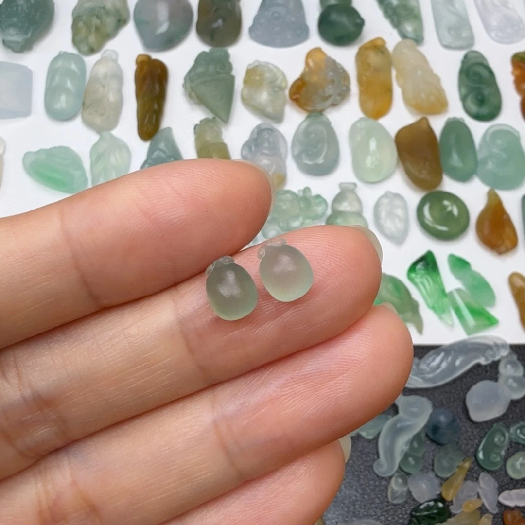 定制翡翠未镶嵌兜*福瓜