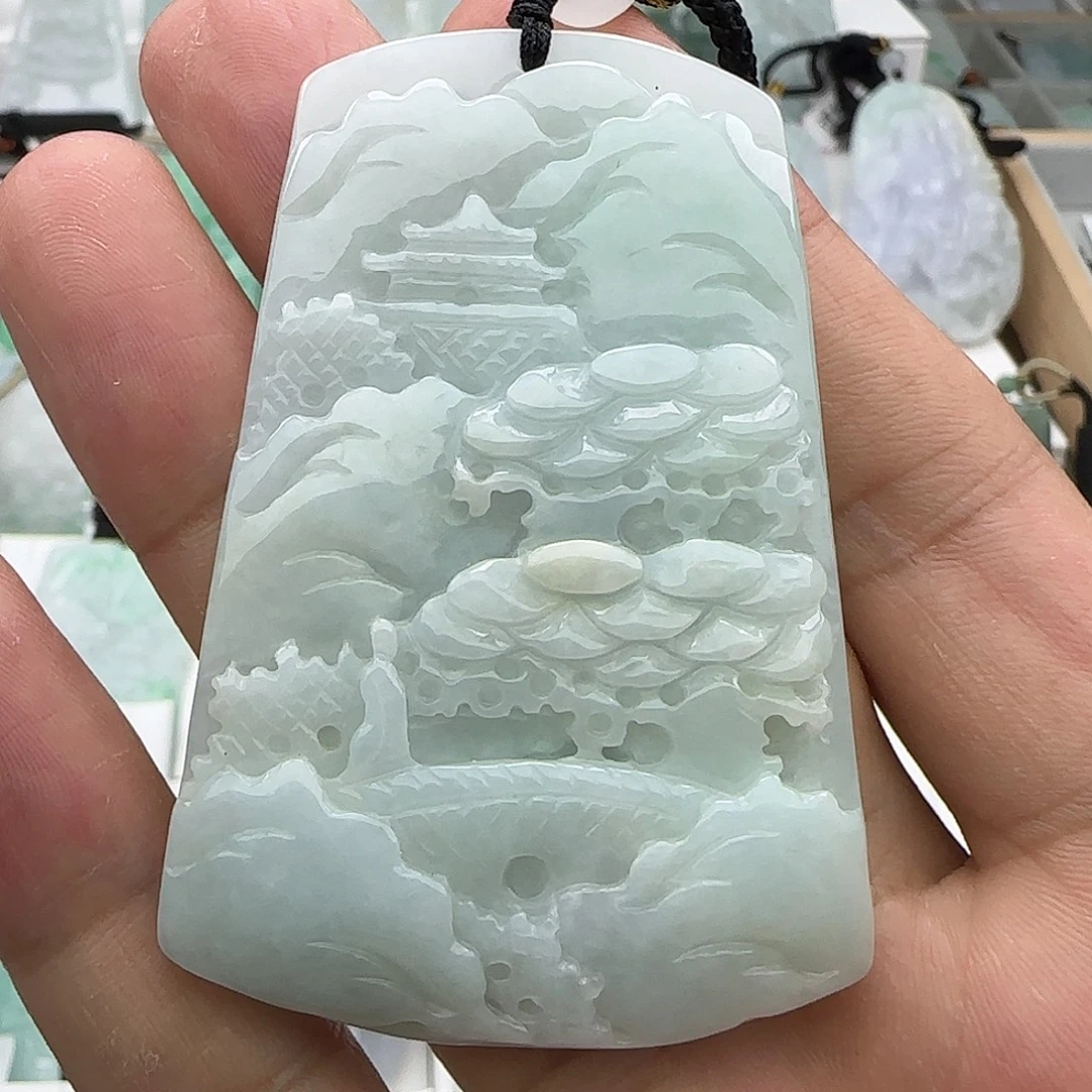 翡翠未镶嵌颈饰翡翠
