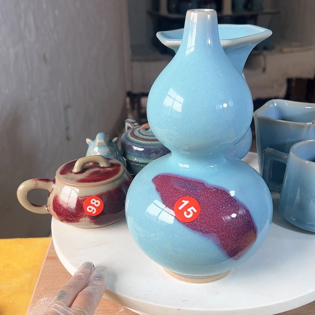 摆件郑家钧窑摆件