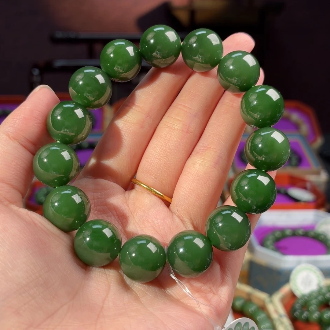 和田玉（碧玉）未镶嵌手串