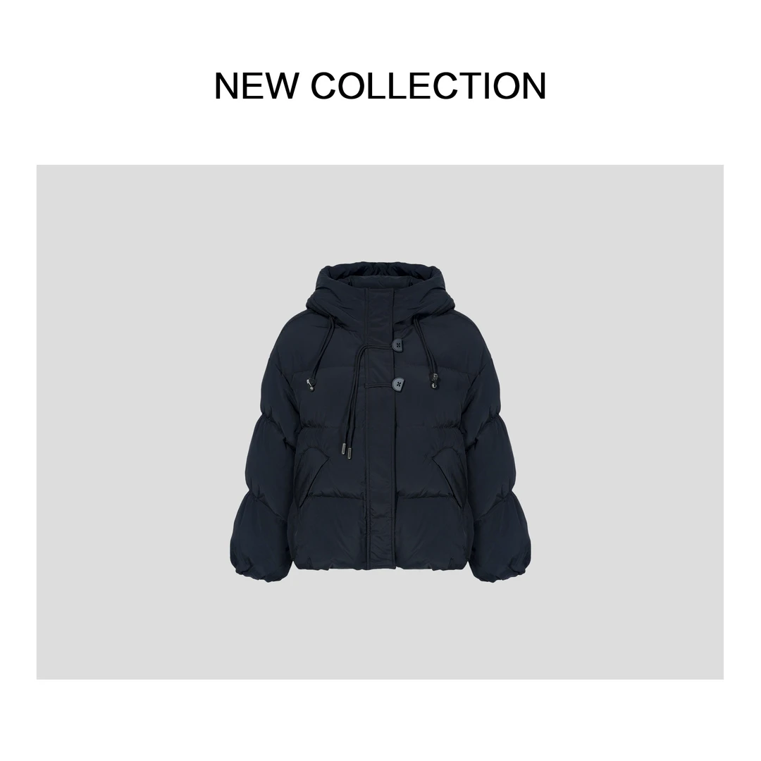【香香严选】新款百搭基础款白色面包服 Y1F57017S-1669