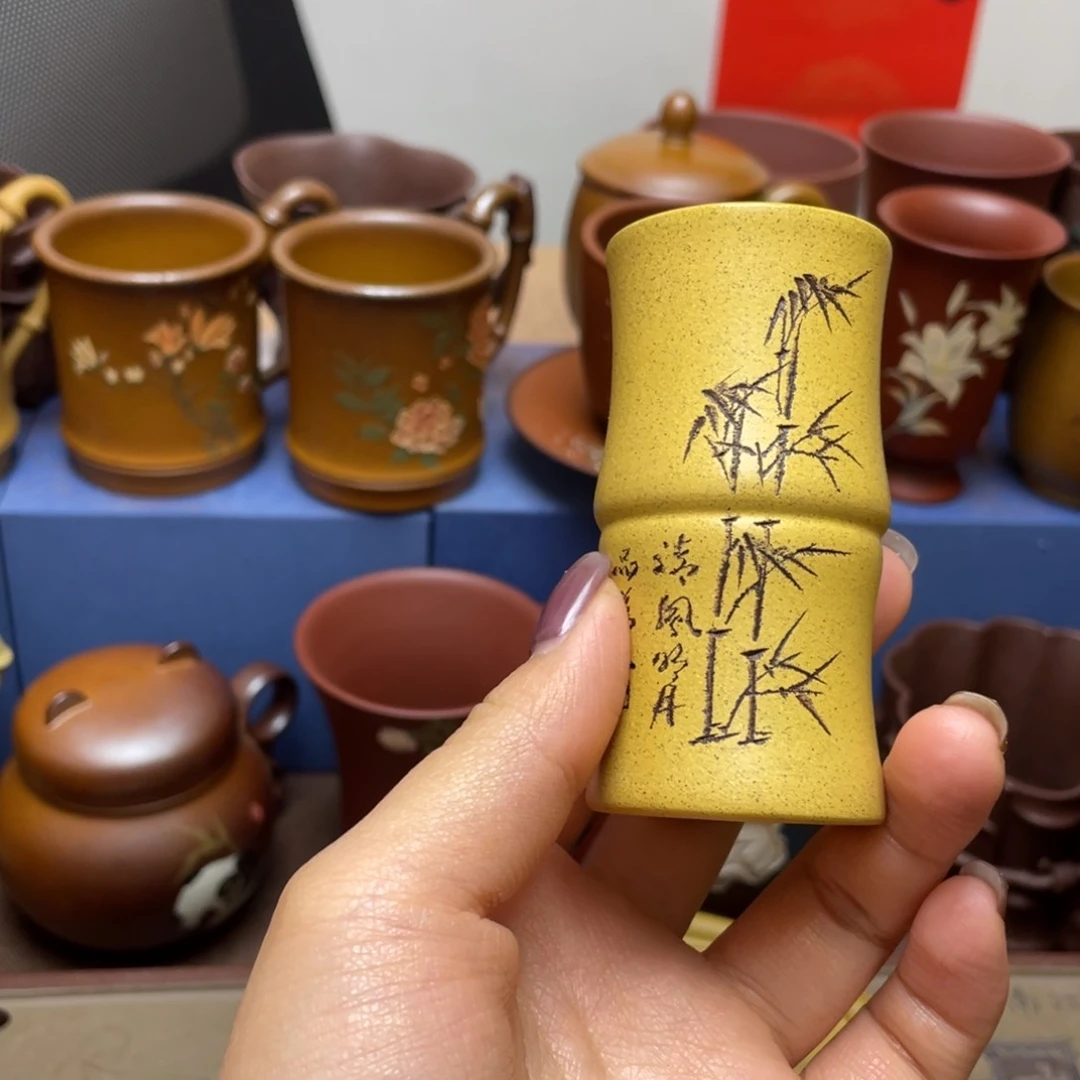 紫砂茶杯紫砂主人杯