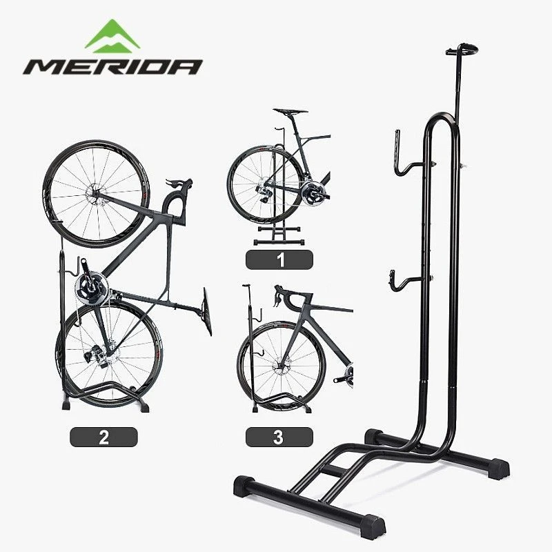 美利达通用自行车立式停车架插入式展示架山地公路车维修架支撑架