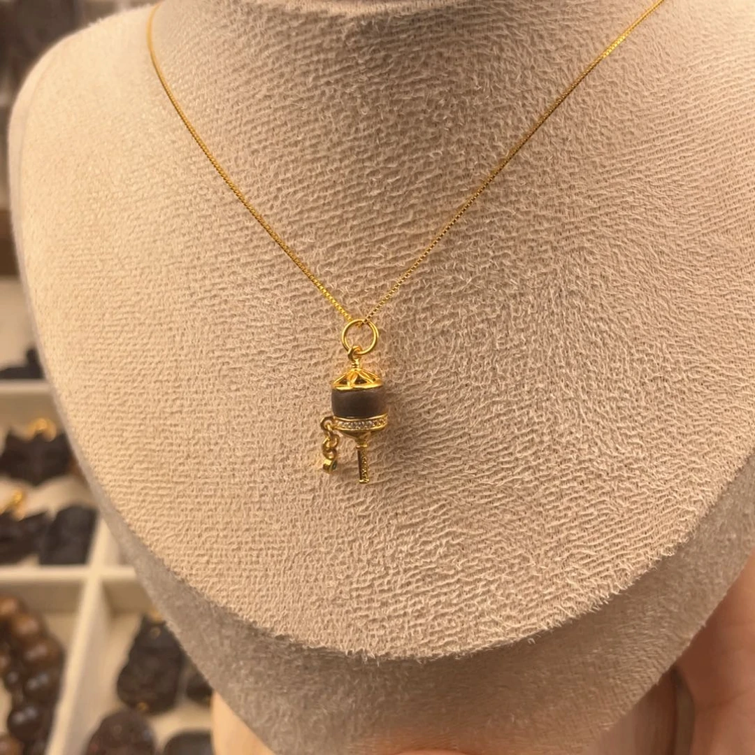 木质类转运筒脖挂吊坠一套