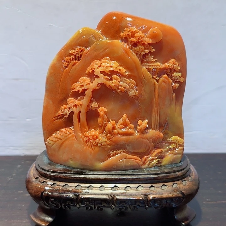 随***愿寿山石寿山石摆件精品