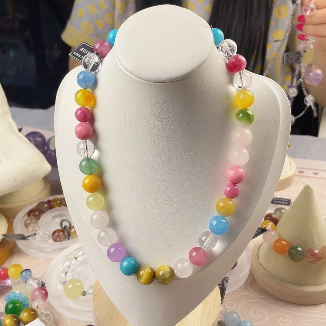 银S925镶嵌手链烟晶