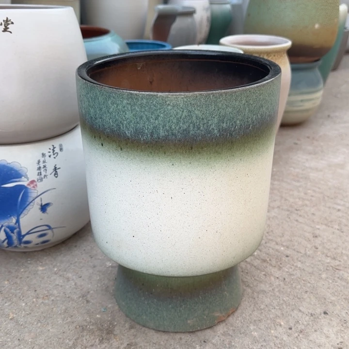 瑕疵花盆处理啦口22高30
