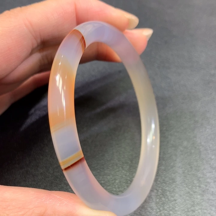 玛瑙/玉髓未镶嵌手镯卡八美人条