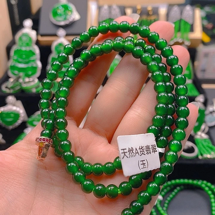 翡翠未镶嵌颈饰24657899