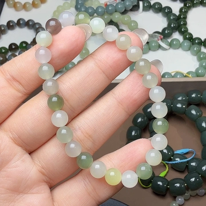 未镶嵌手链和田玉特细 7
