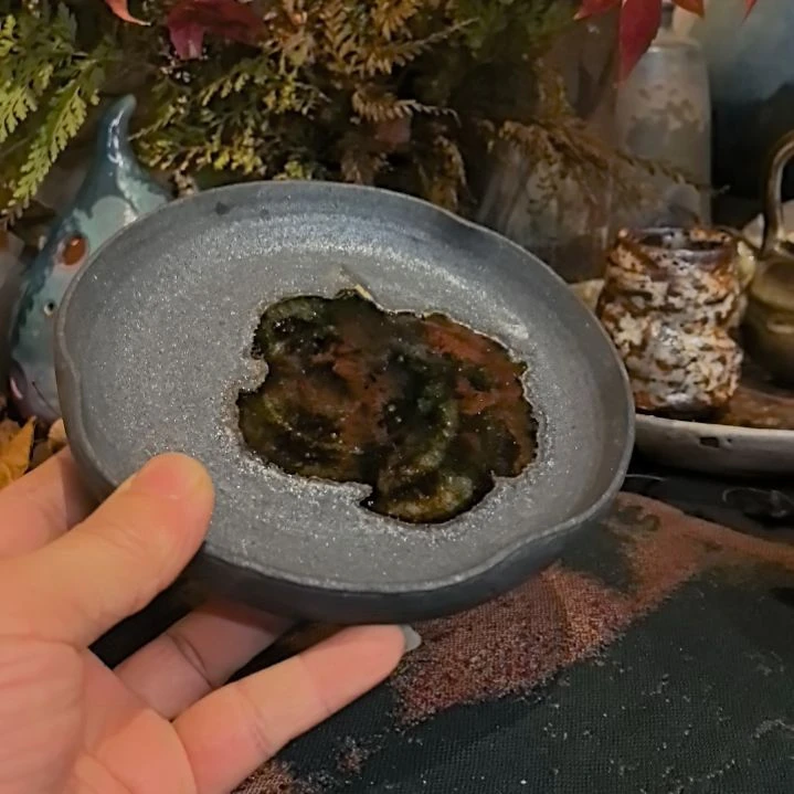 陶摆件手工高温原矿窑变新品福利