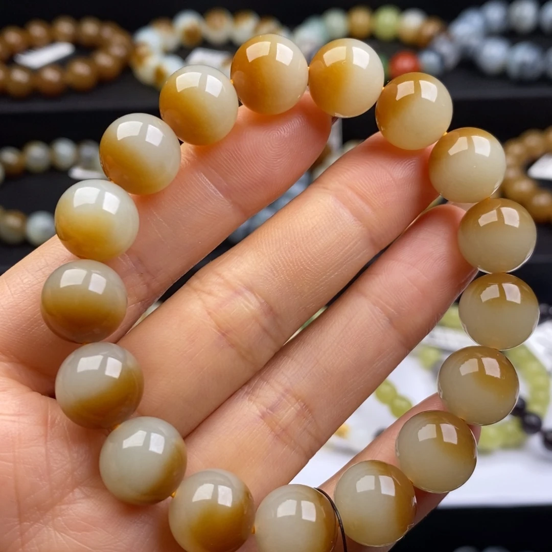 和田玉未镶嵌手串