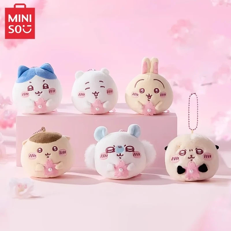 MINISO名创优品Chiikawa系列樱花季大福玩偶挂件吉伊乌萨奇小八