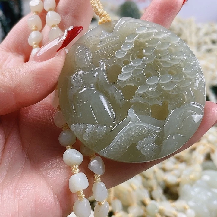 未镶嵌和田玉挂件