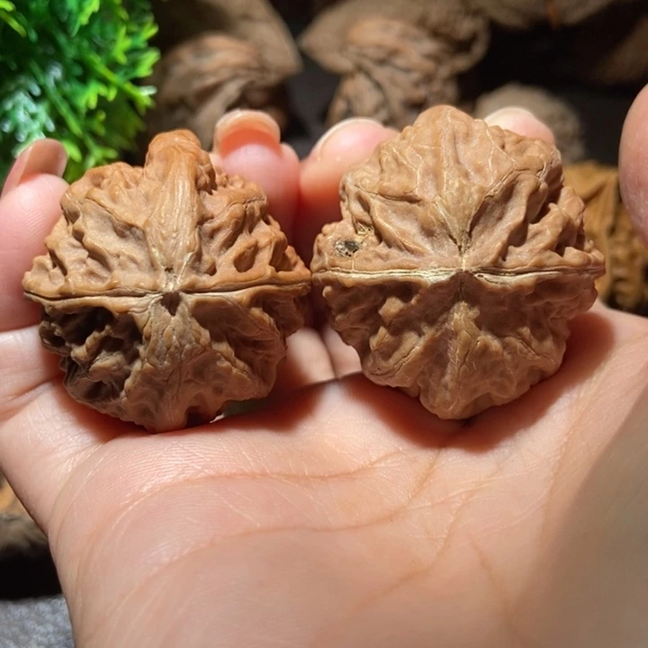 把件文玩核桃东北楸子小雪84