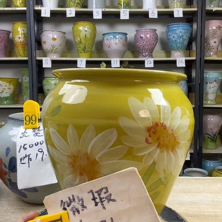 景德镇高温陶瓷花盆