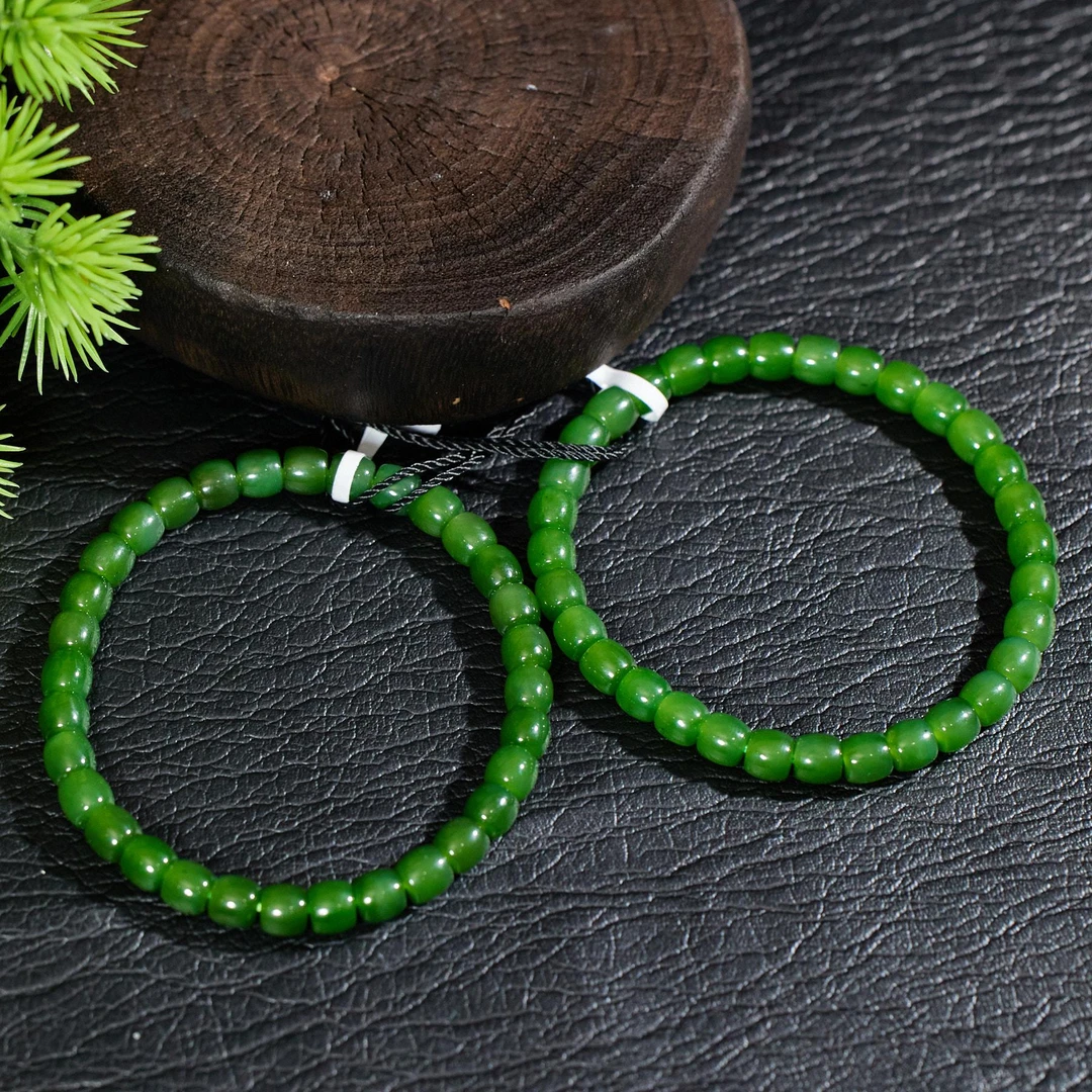 【歪歪】直切*和田玉手串（多样性发一）XB-H4706