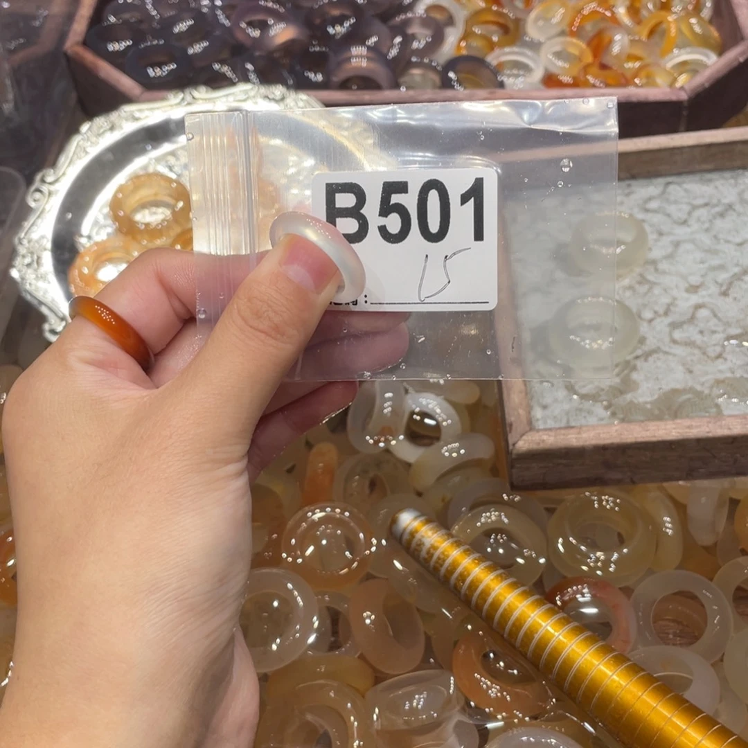 玛瑙/玉髓未镶嵌戒指501