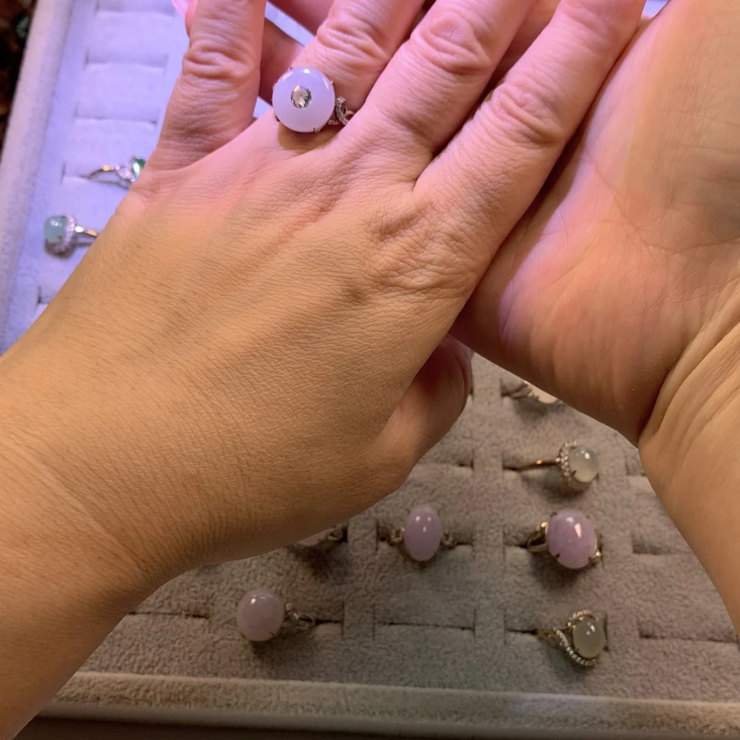 项圈银S925镶嵌翡翠