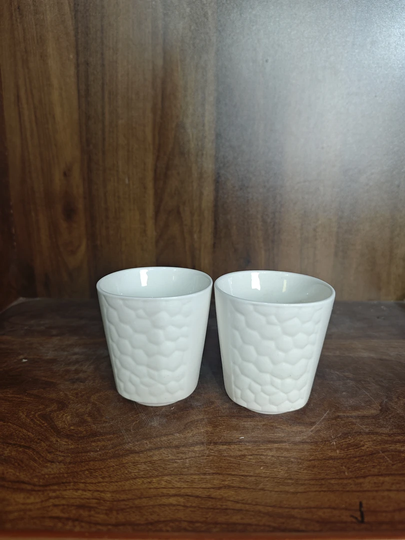 B297景德镇制仿古陶瓷主人杯一对