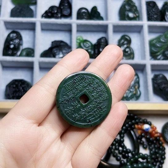 蛇纹石玉手链合金东****参