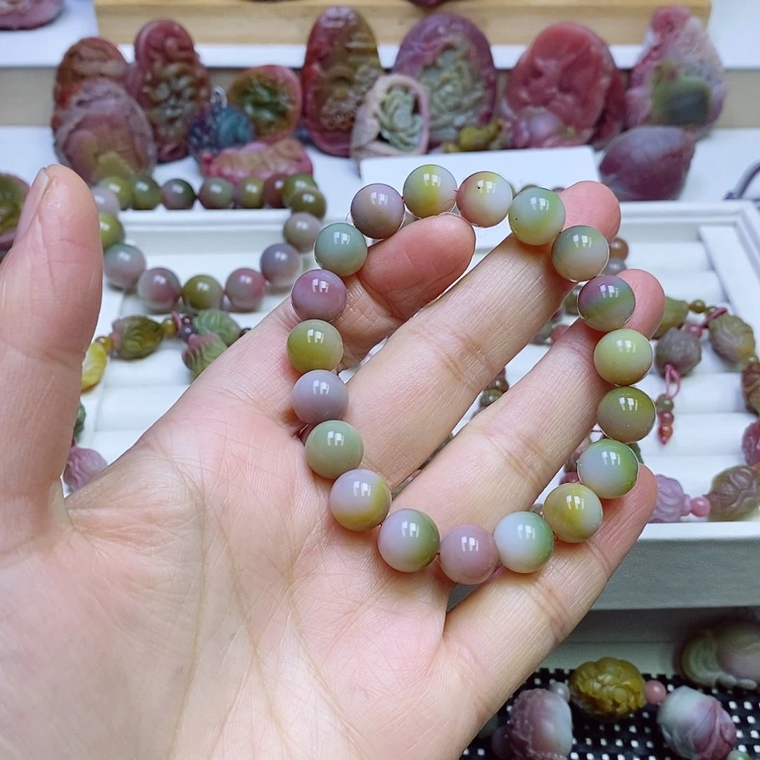 玛瑙/玉髓盐源玛瑙手链未镶嵌